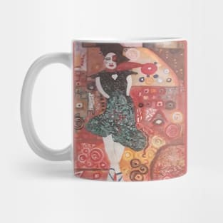 Lady In The Red Silk Scarf Mug